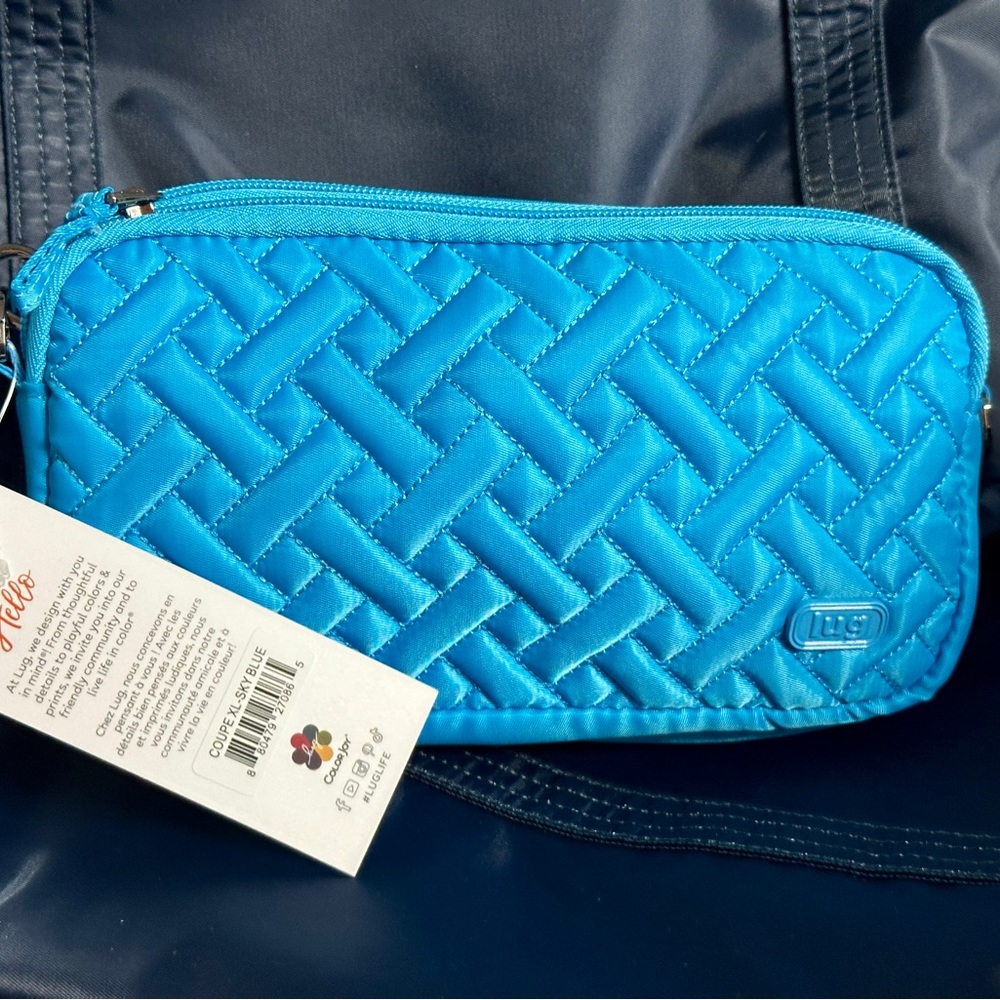 Lug Coupe XL Convertible Crossbody Bag (Sky Blue) NWT